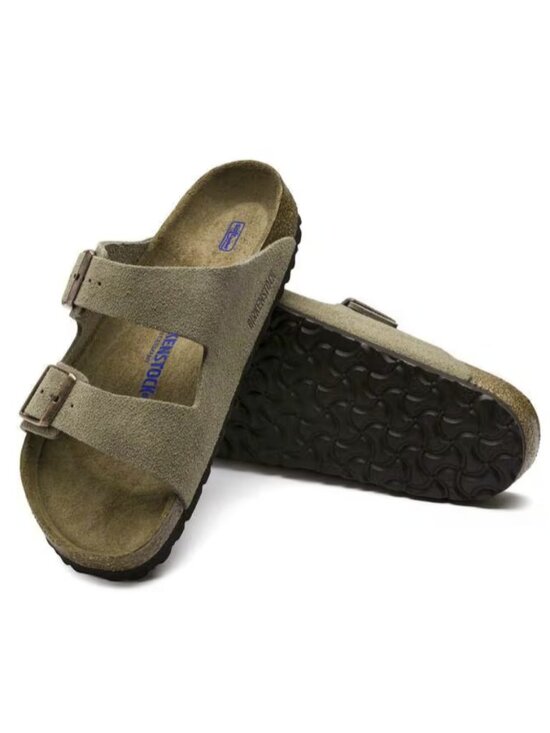 Birkenstock Arizona Soft Footbed Suede Sandals Taupe Size 44/11-11.5 NWB main image 4